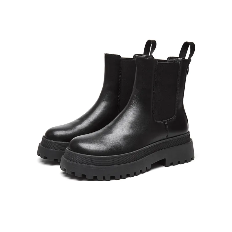 DAPHNE Chelsea Boots 5cm Women's Black-3