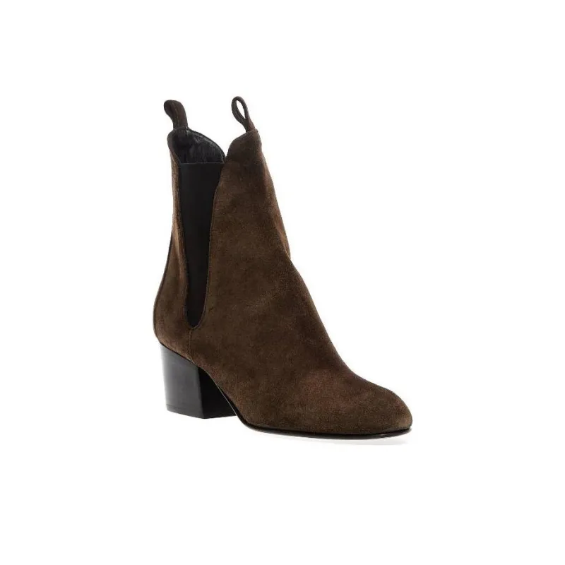 AGL Short Chelsea Boots Women's Brown-2