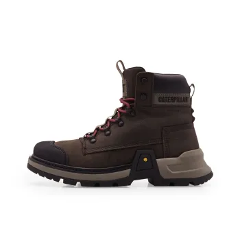 CAT Colorado Expedition WP SS23 Wear Resistant Slip Resistant Short Outdoor Boots Men's Dark Brown