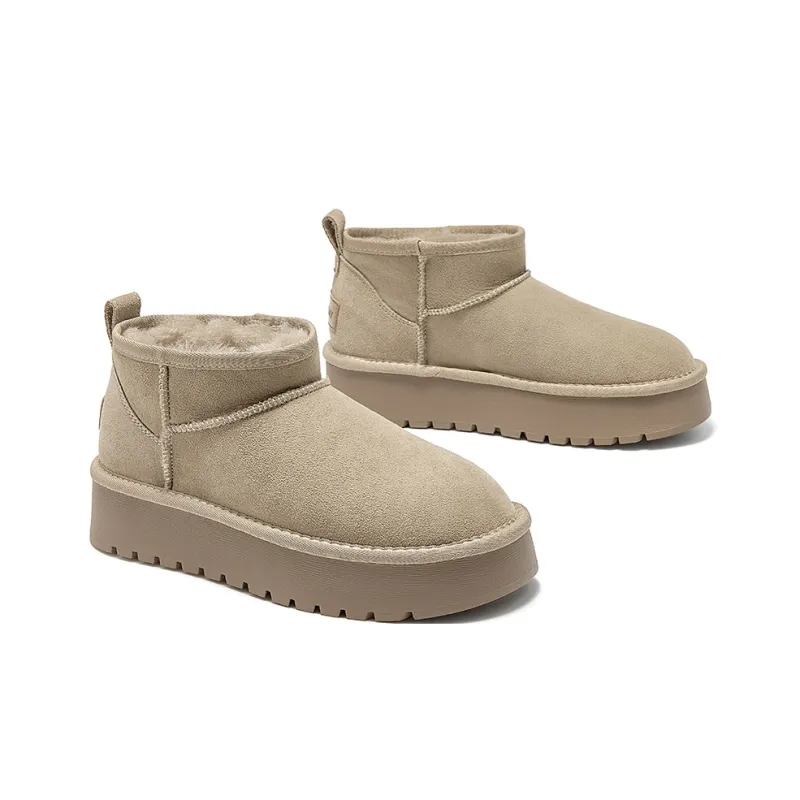Beau Today Snow Boots Women's Camel/Black/Apricot-14