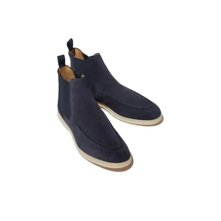 SCAROSSO Eugenia Suede Chelsea Boots Women's-2
