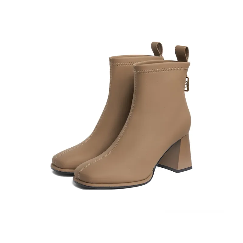 JOSINY Ankle Boots Women's Black/Yellow Brown-2