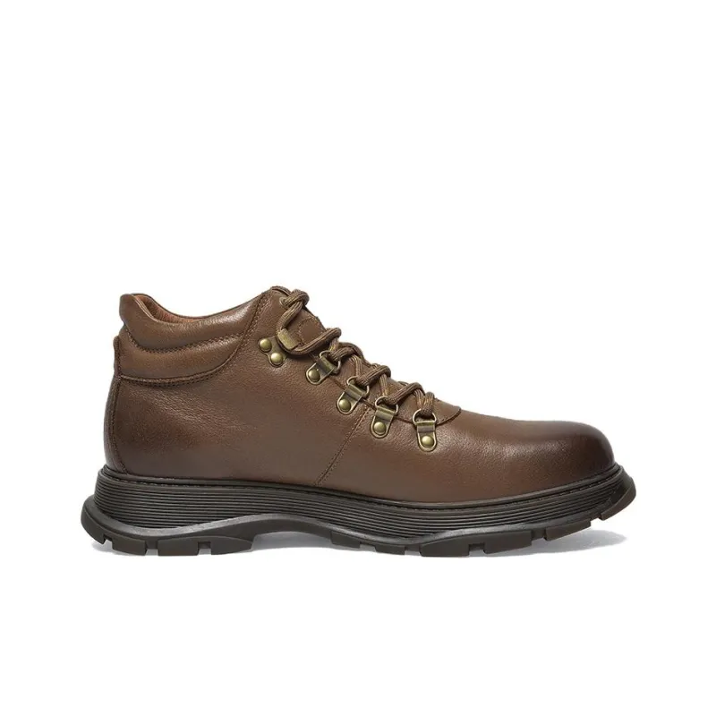 Hush Puppies Ankle Boots Men Black/Camel-5