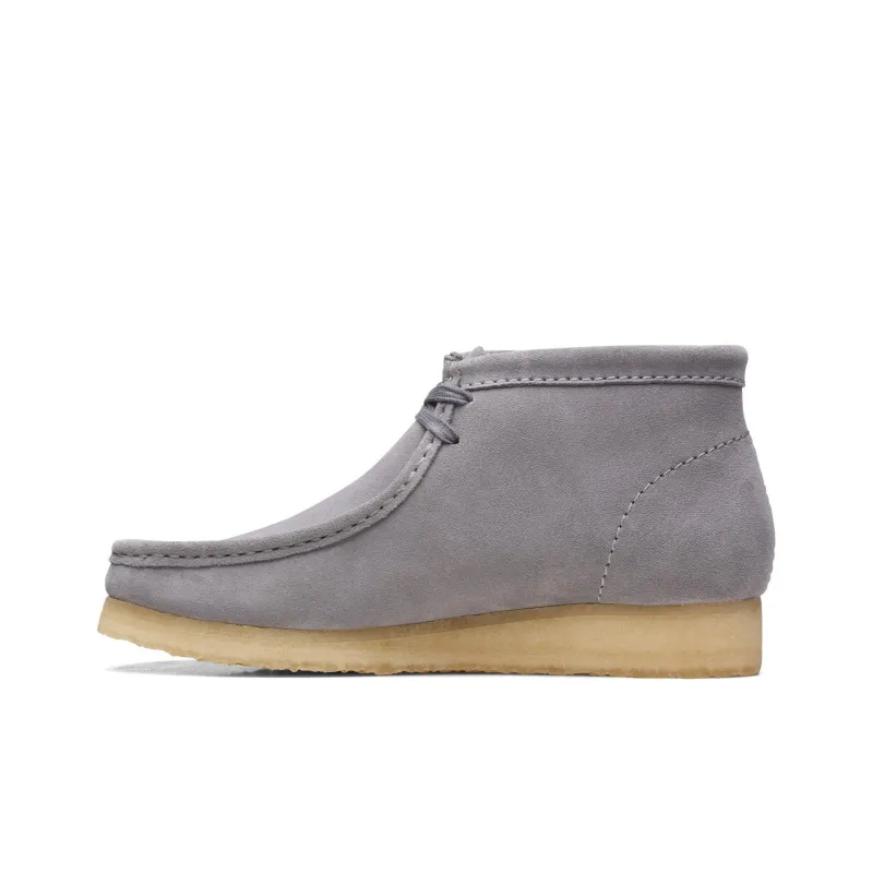 Clarks Originals Wallabee Boot Grey Suede-1