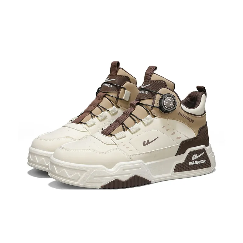 WARRIOR Martin Boots Men Black/Khaki/Beige Brown-16