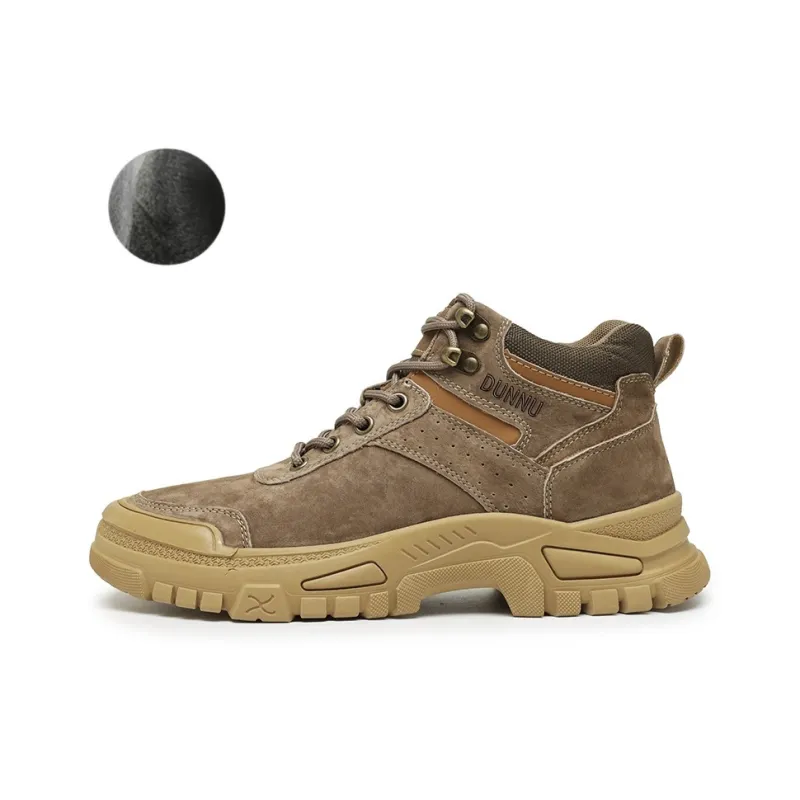 Dunnu Thermal Height Increasing Abrasion Resistant Short Outdoor Boots Men's-11