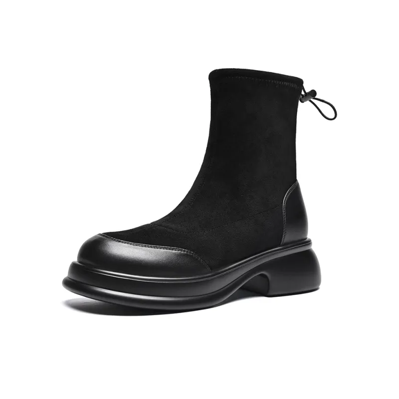 ZHR Ankle Boots 5cm Women's Black-1