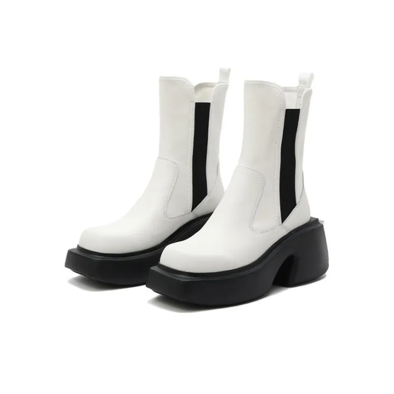 DAPHNE LAB Candy Series Short Chelsea Boots Women's-11