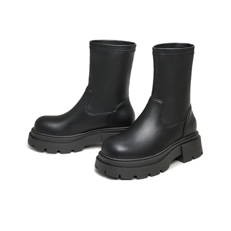 TATA Ankle Boots Women's Black/Brown-4