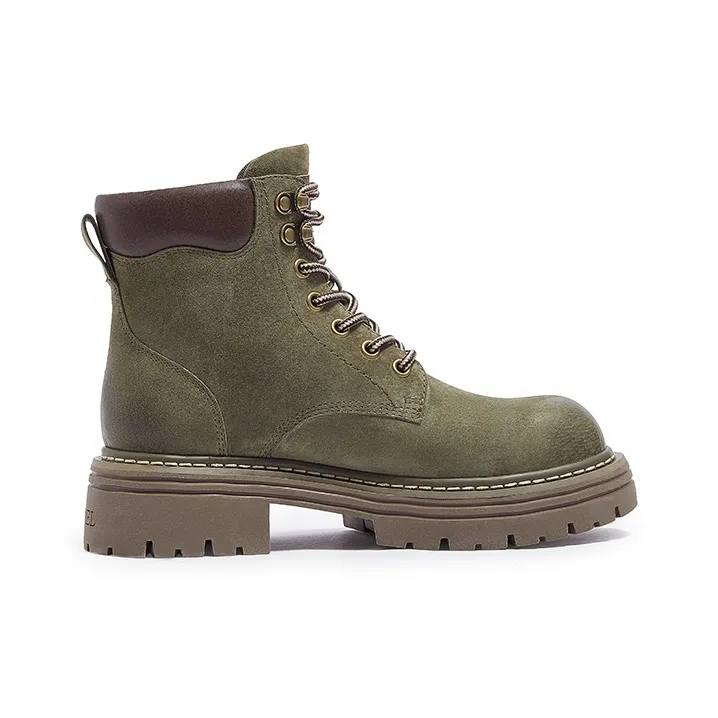 CAMEL Danxia Fleece-Lined Martin Boot 4.5CM Women's-1
