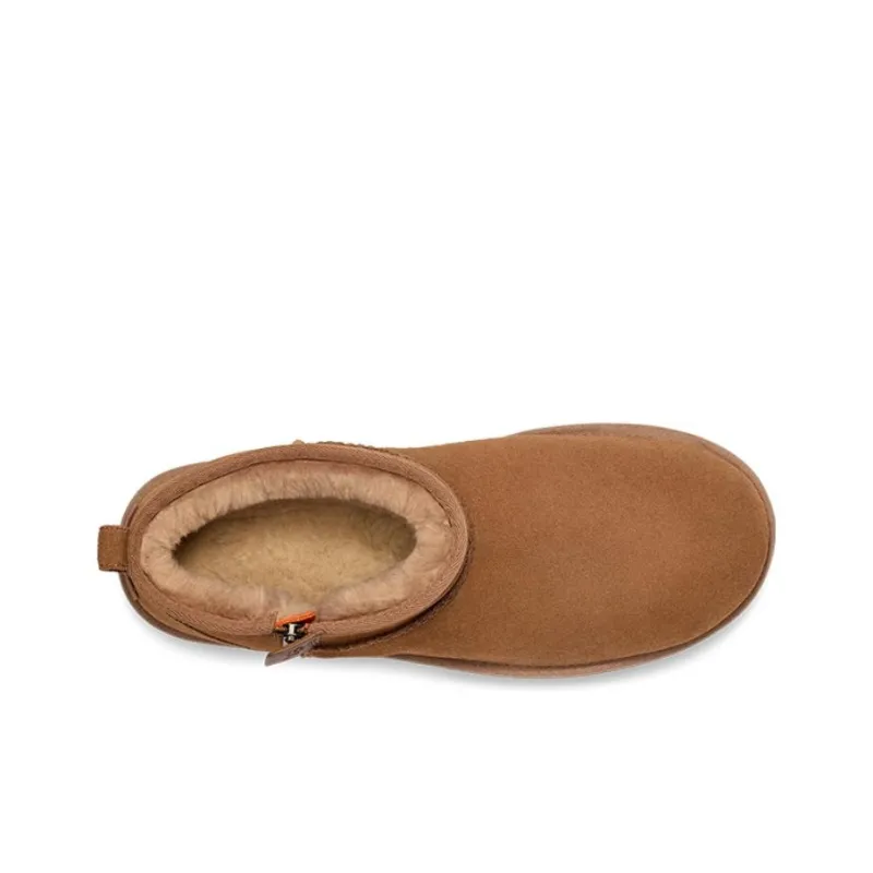 UGG Classic Ultra Mini Zip Boot 'Chestnut Orange Soda'-4