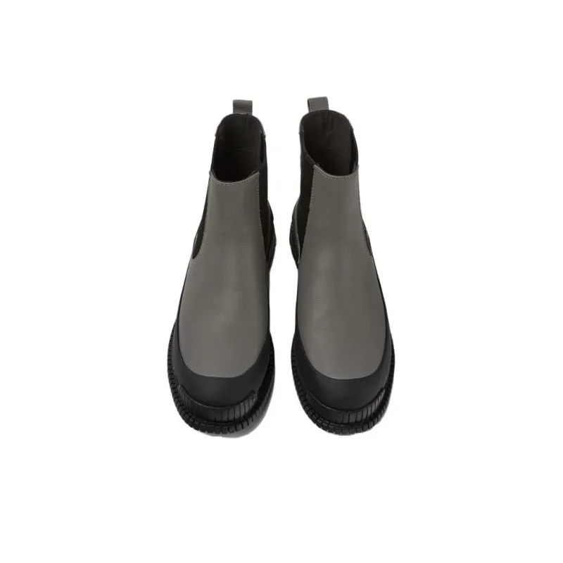 CAMPER Pi Ankle Length Chelsea Boots Women's Gray Black-1
