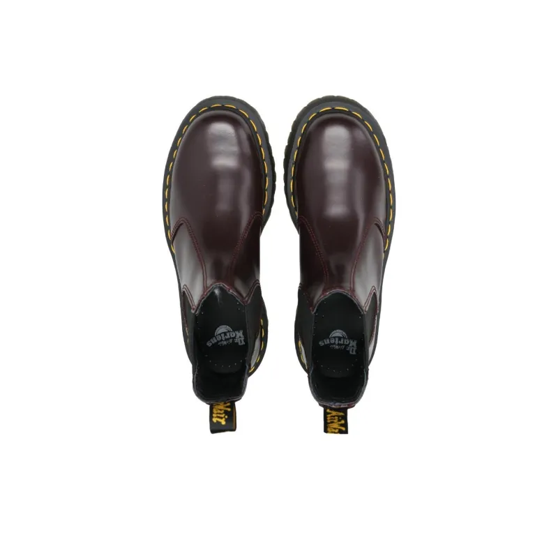 Dr.Martens Short Chelsea Boots Women's Burgundy-3