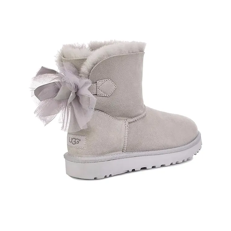 UGG Mini Bailey Tulle Bow 'Grey' Women's-2
