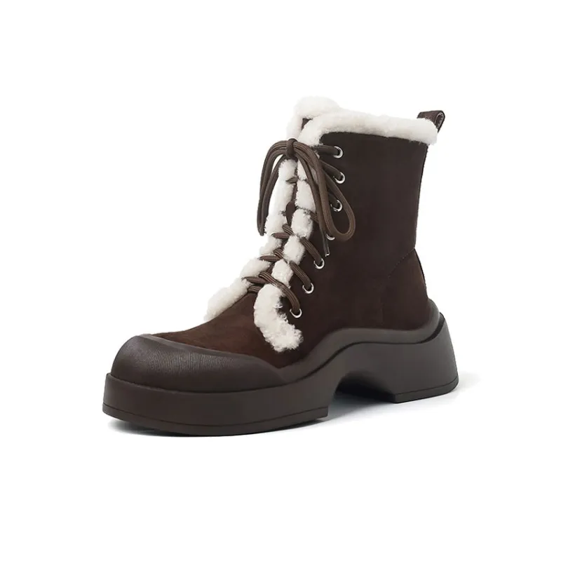 STARRO Ankle Boots Women's Black/Brown-6