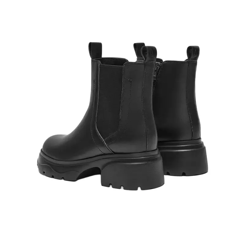 Hush Puppies Short Chelsea Boots Women's Black-3