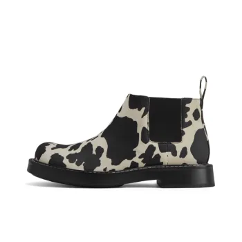 CHARLES&KEITH Chelsea Boots Women's Black/Light Purple/Olive Green/Sand Black