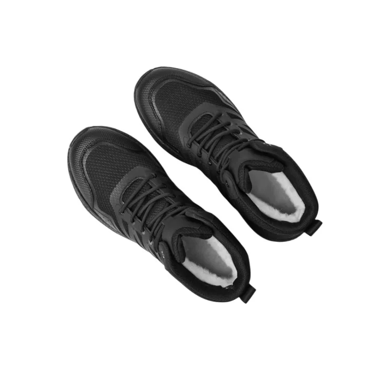 Shu Family Warm Wear-Resistant Slip-Resistant Short Outdoor Boots Men's Black-1