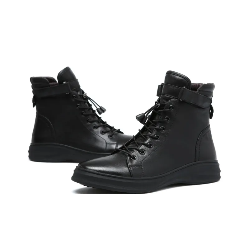 Kemaron Ankle Boots Men Black/White-24