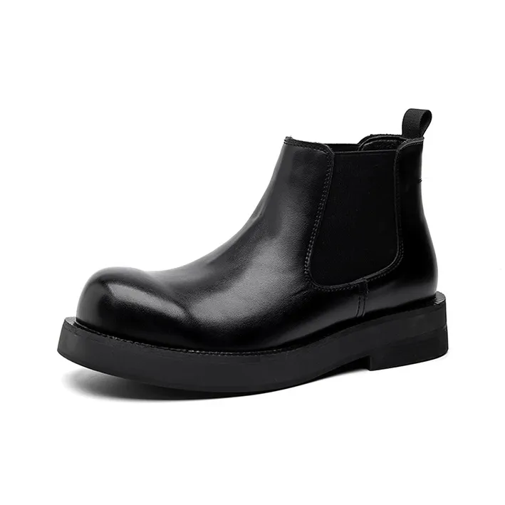 GZZ Crew Chelsea Boots Men's Black-1