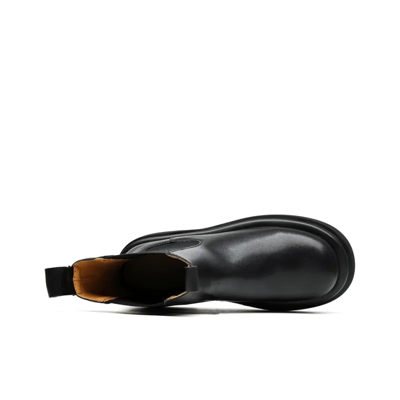 Romon Crew Chelsea Boots Men's Black-2