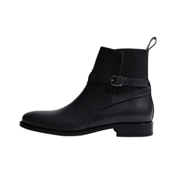 SCAROSSO Libero Buckled Ankle Boots