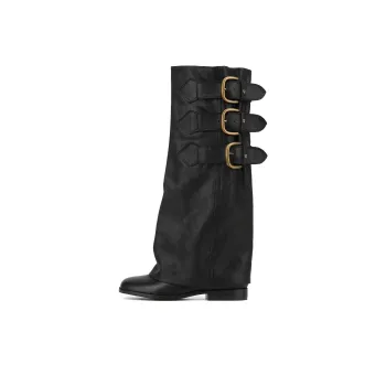 Naked Wolfe Knee high Boots 2cm Women's Black