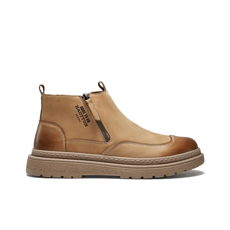 Hautton Jeans Short Chelsea Boots Men's-1