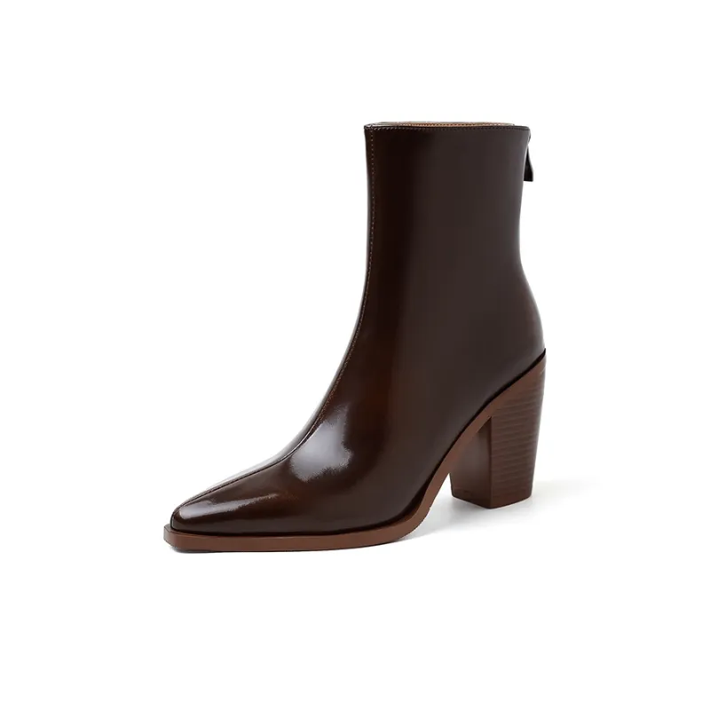 XIAOAJUE Ankle Boots 9cm Women's-10