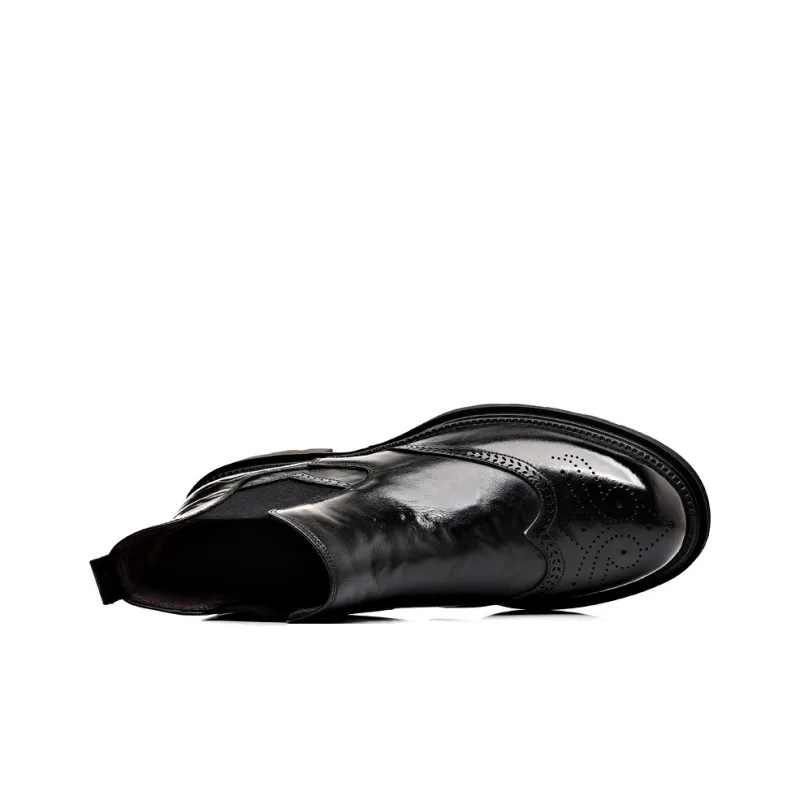 Mulinsen Short Chelsea Boots Men's Black-2