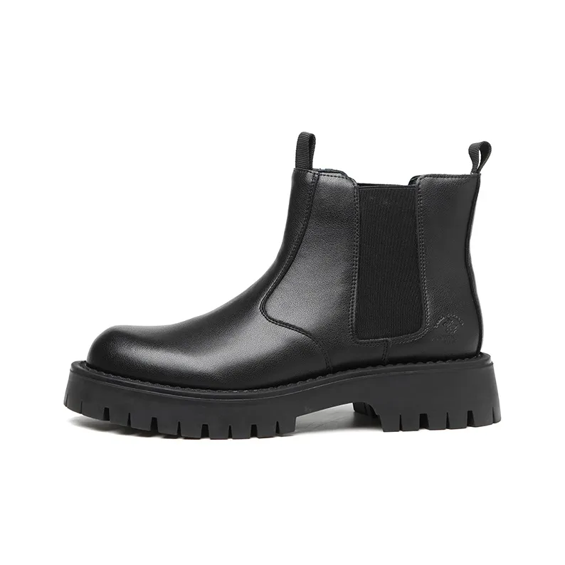 SANTA BARBARA POLO & RACQUET CLUB Crew Chelsea Boots Men's Black-0