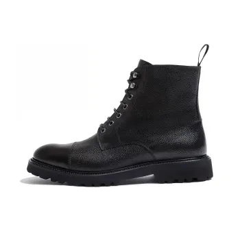 SCAROSSO Jackie Ankle Length Lace Up Boots