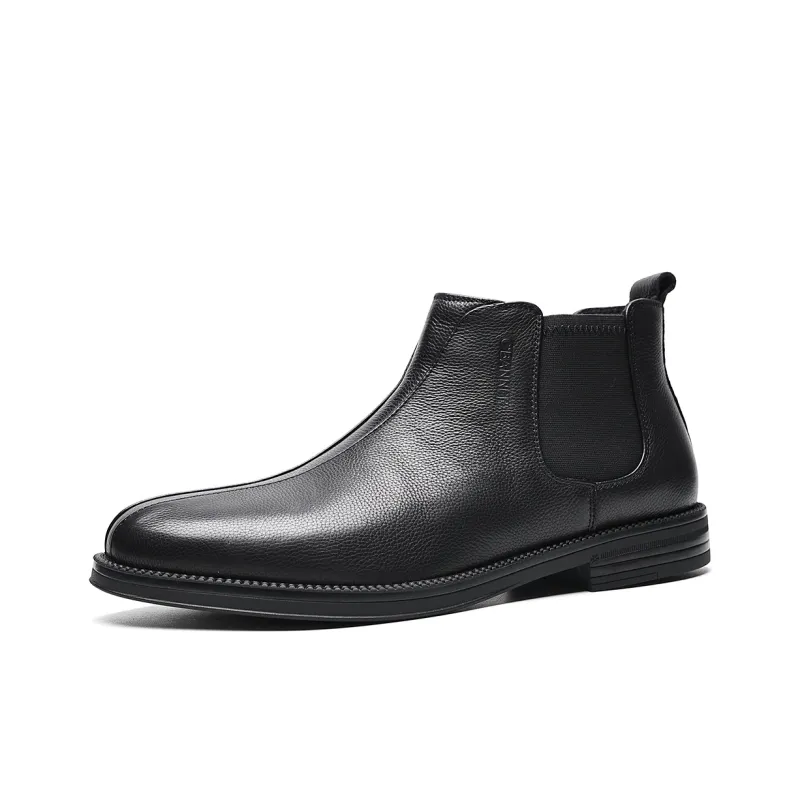 C°BANNER Ankle Length Chelsea Boots Men's Black-2