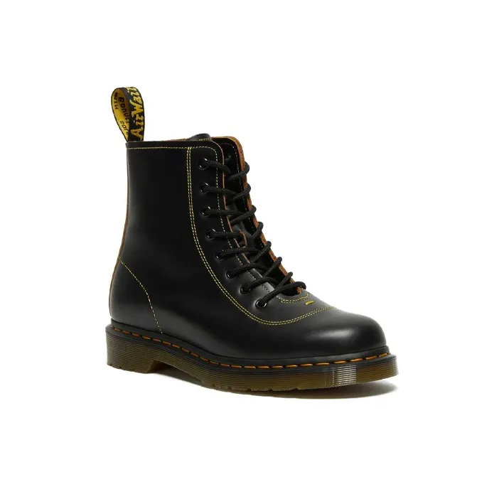 Dr.Martens Pharamond Vintage Smooth Leather Ankle Boots 'Black'-2