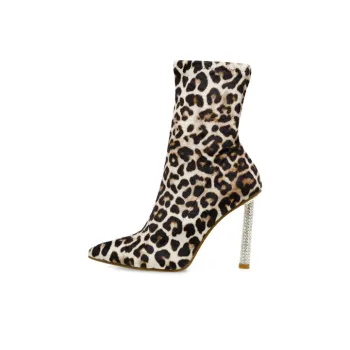 STEVE MADDEN Ankle Boots 10cm High Heel Women's Black Yellow