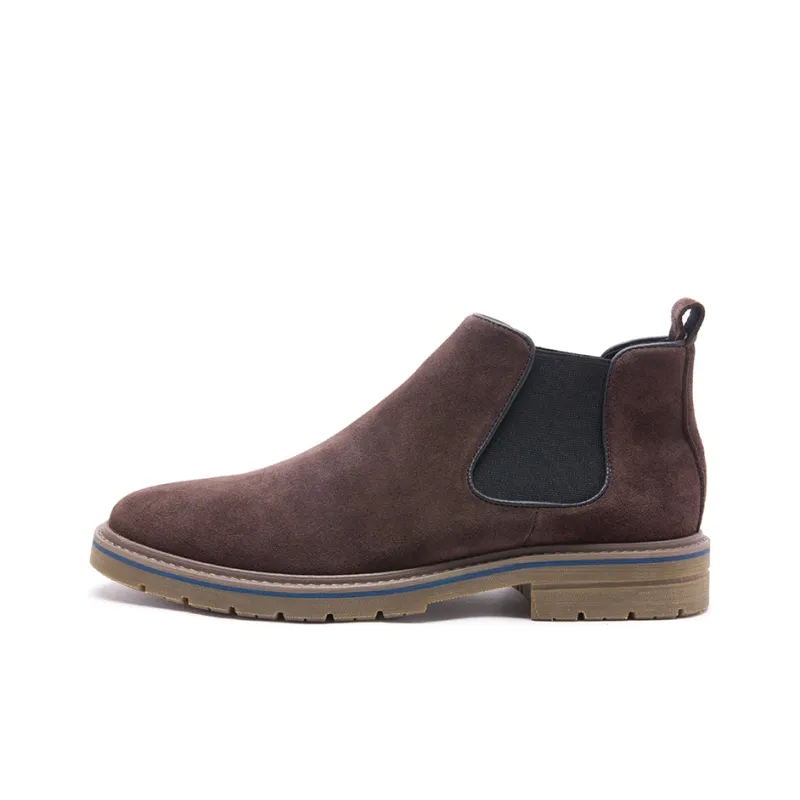 Anthony Miles Short Chelsea Boots Men's Umber-0