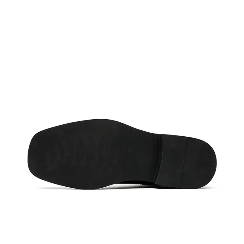 YEDANI Ankle Boots Men Black-6