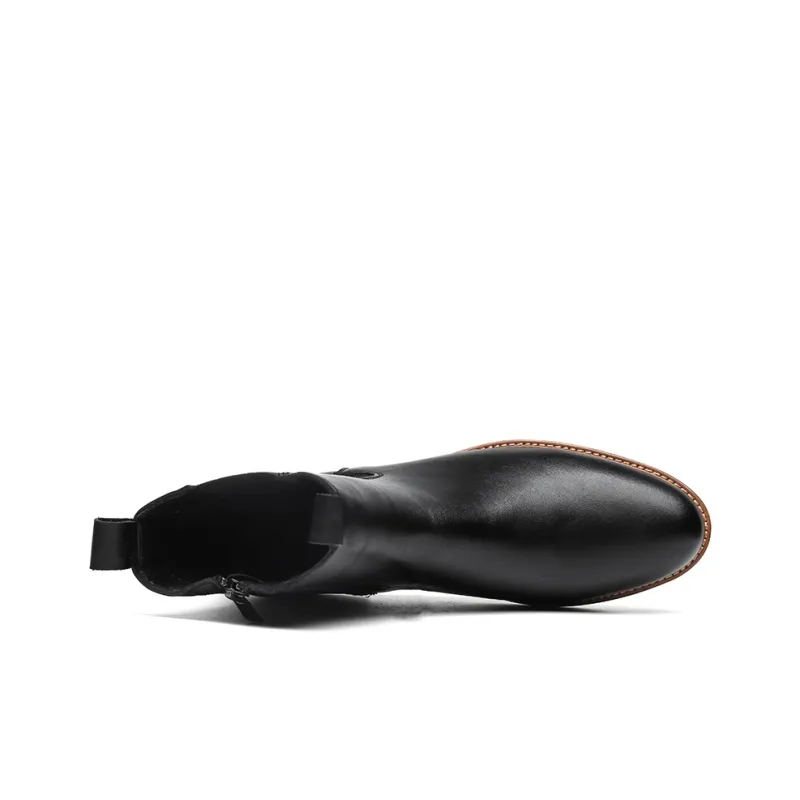 Aquarius Crew Chelsea Boots Men's Black-3