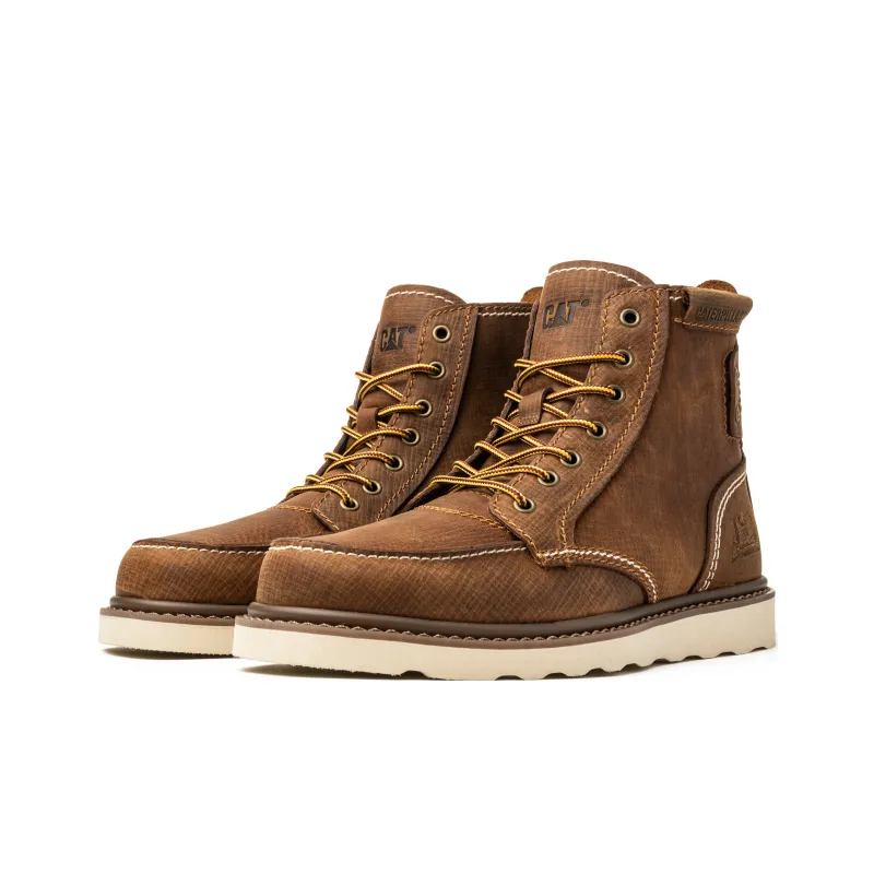 CAT Ankle Length Martin Boot Men's Brown-1