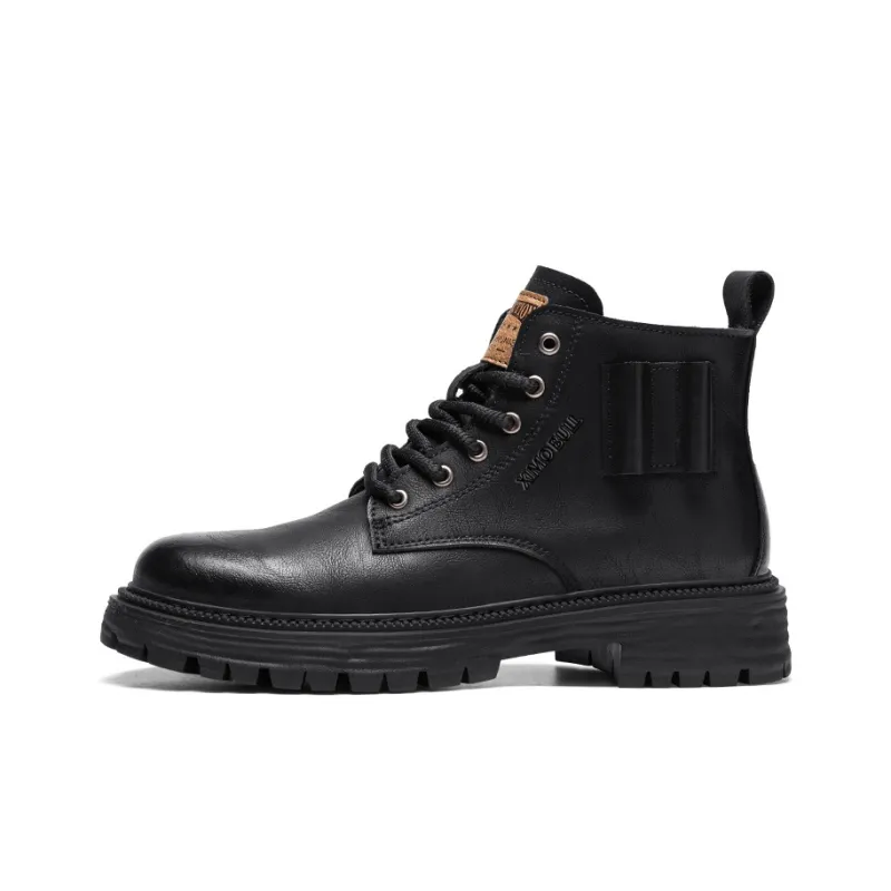 XIMO BULL Martin Boots Men Black/Brown-0