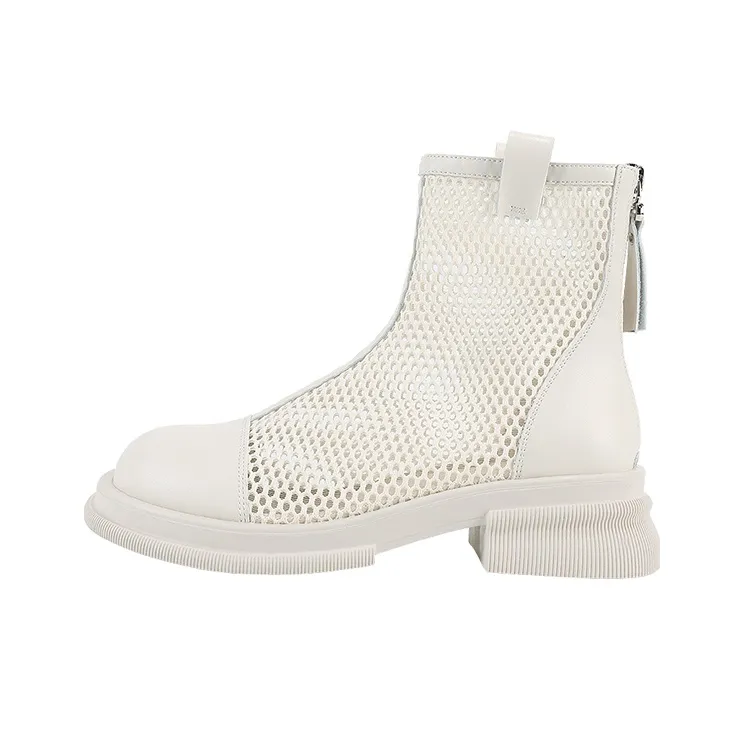 DAPHNE Ankle Boots Women's Black/White-0