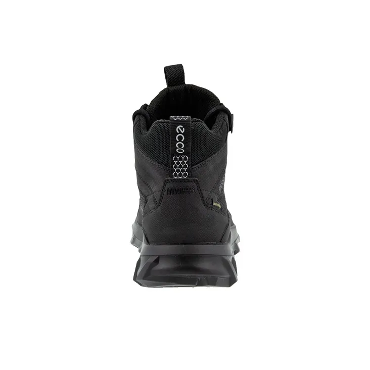 Ecco M Gt Wear Resistant Slip Resistant Short Mid Calf Outdoor Boots Women's Black-3
