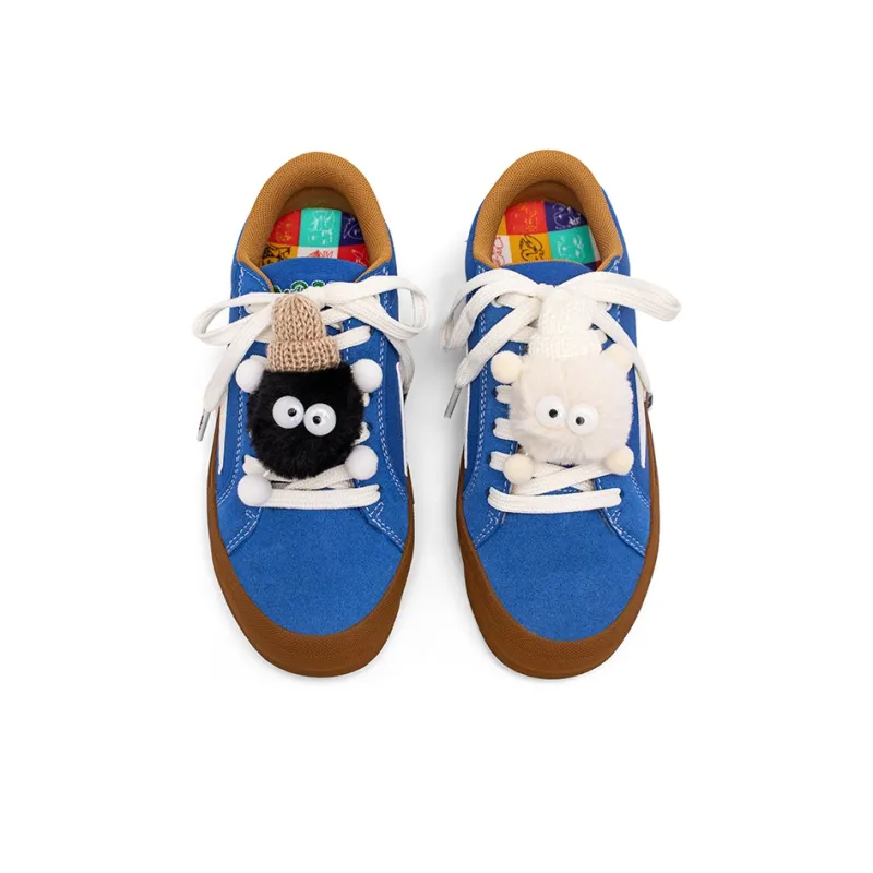 MCKP Anti Slip And Wear Resistant Height Increasing Low Top Skateboard Shoes Unisex Sapphire Blue-14