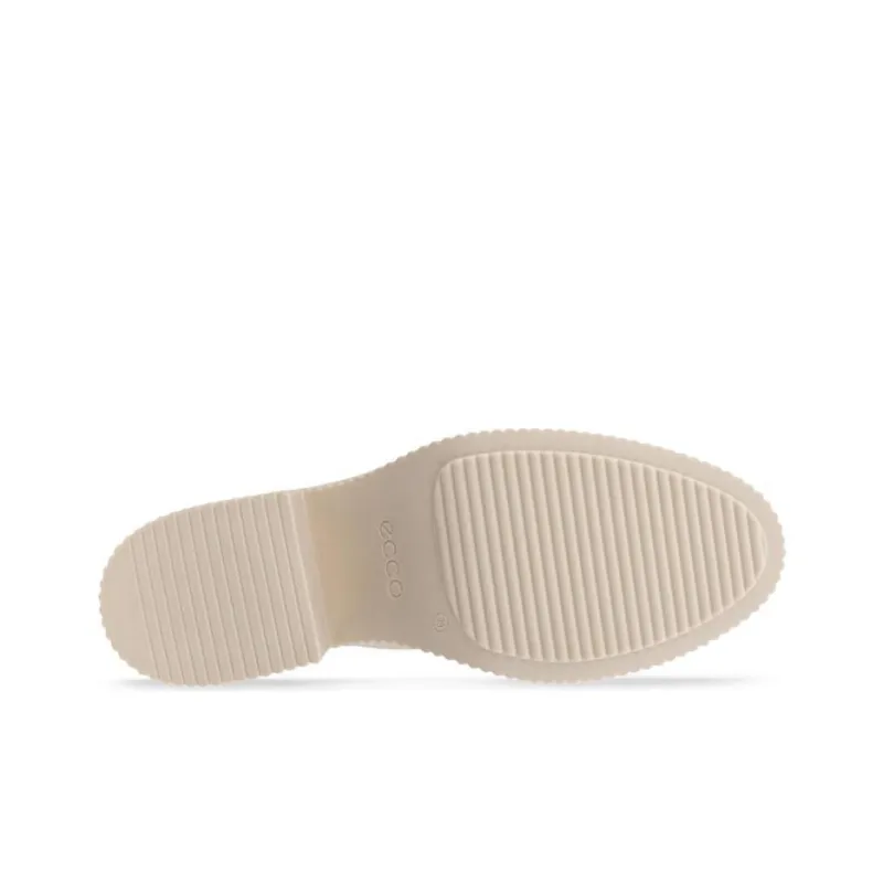 Ecco Short Chelsea Boots 7.5cm Women's Beige-6