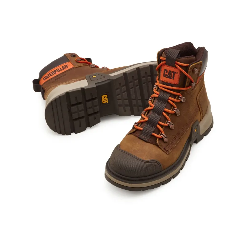 CAT Short Martin Boot Men's Brown-2