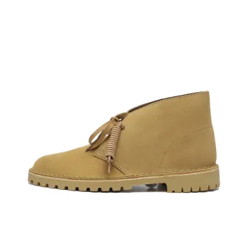 Clarks Desert Rock Ankle Length Outdoor Boots Men's Burnt Yellow