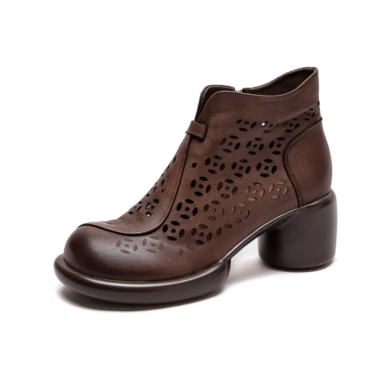 Jay Ankle Boots Women's Coffee/Black-1