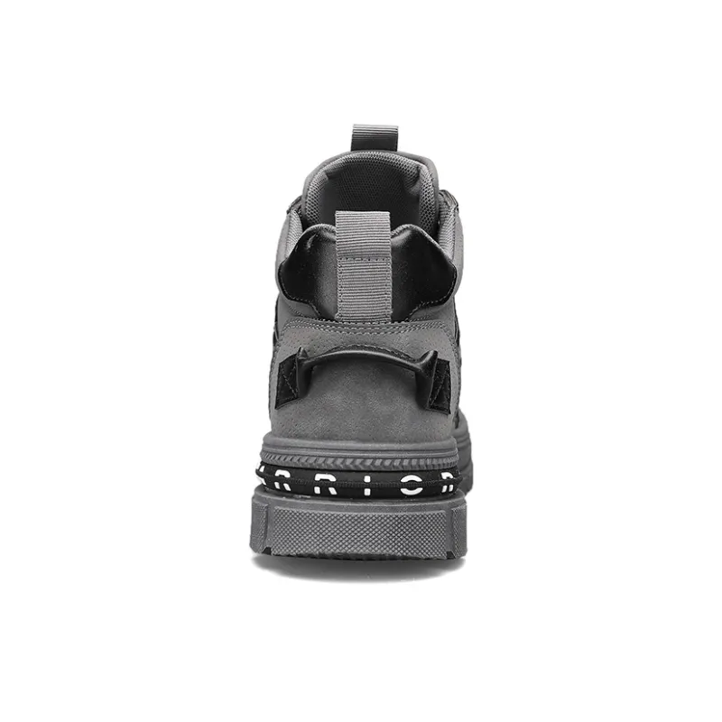 Warrior Short Mid Calf Martin Boot Men's Gray-3