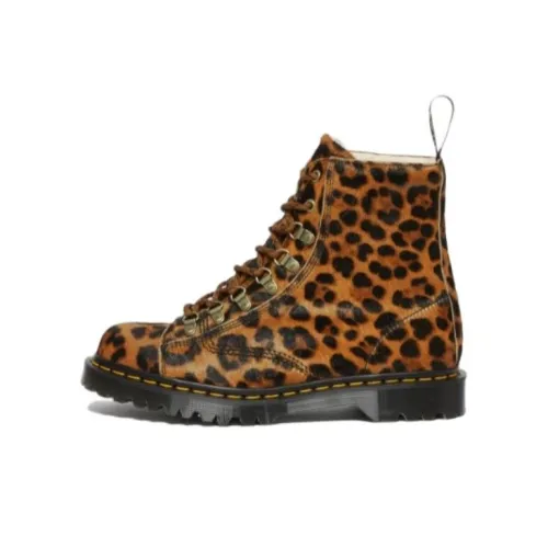 Dr.Martens Short Martin Boot Unisex Leopard Print