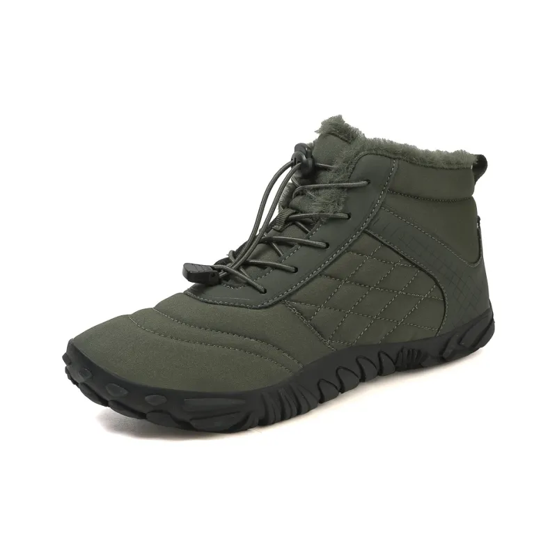 MUSNODO Thermal Waterproof Cushioning Short Snow Boots Men's-20